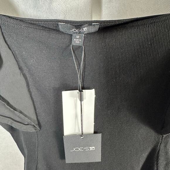 Joe’s Jeans The Leslie Summer Minimalist Contemporary Top Size Medium Black - Picture 5 of 11
